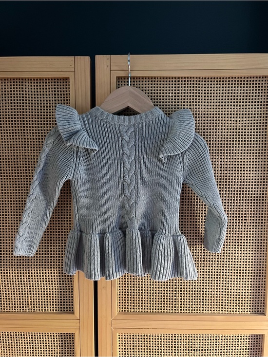 Laura Ashley Other - Laura Ashley 6-9M Cable Knit Sweater Dress